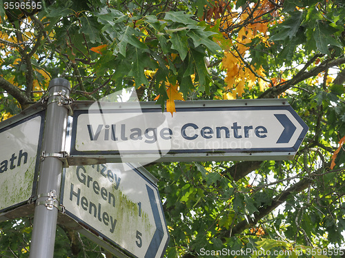Image of Village centre sign in Tanworth in Arden