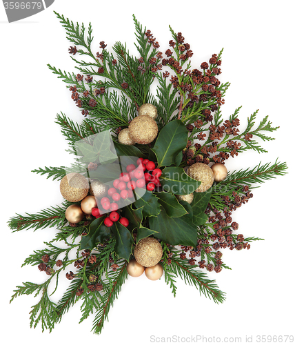 Image of Christmas Flora and Baubles