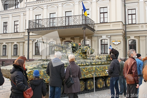 Image of Exhibition of military equipment in Kyiv, Ukraine