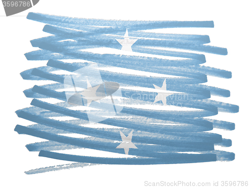 Image of Flag illustration - Micronesia