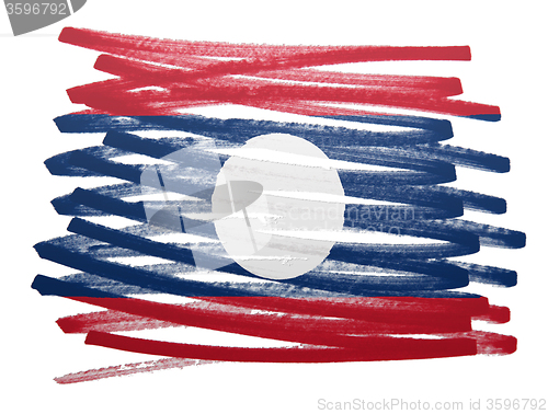 Image of Flag illustration - Laos