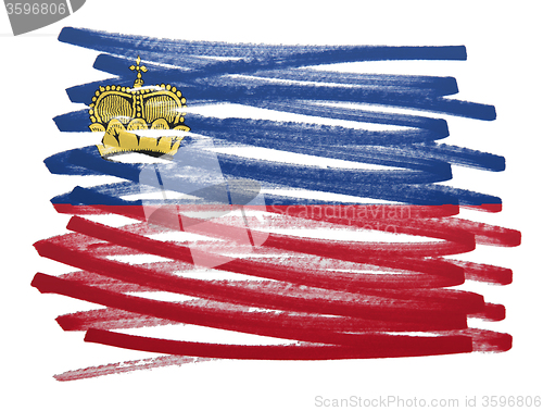 Image of Flag illustration - Liechtenstein