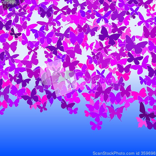 Image of Butterfly sky