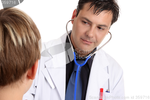 Image of Doctor patient medical checkup