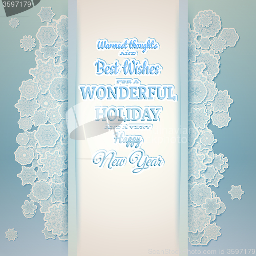 Image of Winter holiday background. EPS 10