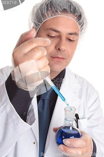 Image of Scientist at work