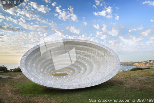 Image of Sculpture by the Sea - Space Time Continuum V4