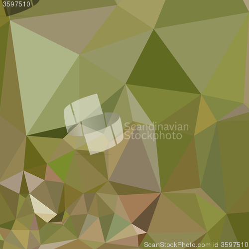 Image of Dark Olive Green Abstract Low Polygon Background