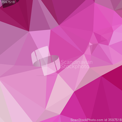 Image of Fashion Fuchsia Pink Abstract Low Polygon Background