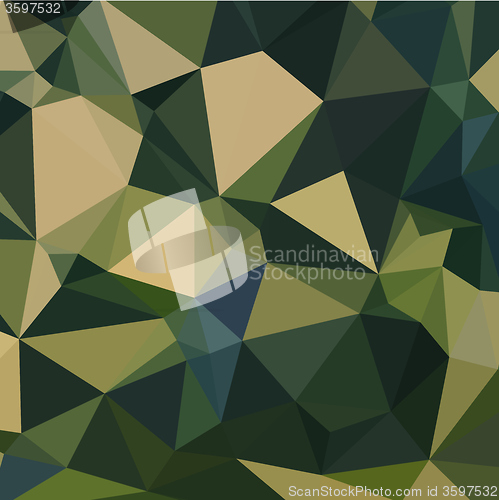 Image of English Green Abstract Low Polygon Background