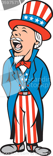 Image of Uncle Sam American Shouting Cartoon