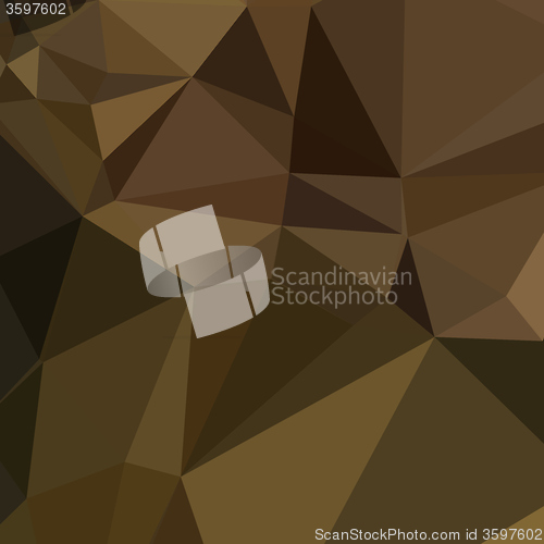 Image of Caput Mortuum Brown Abstract Low Polygon Background