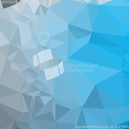 Image of Capri Blue Abstract Low Polygon Background