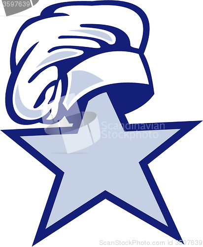 Image of Star Chef Hat Retro