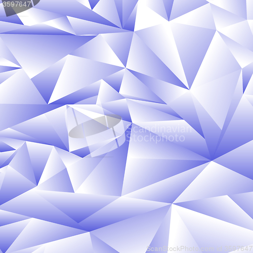 Image of Abstract Blue Polygonal Background