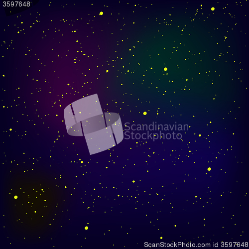 Image of Stars Background. Milky Way