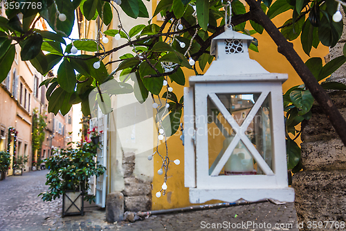 Image of Candle Lantern in the street