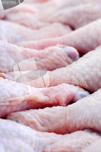 Image of Raw chicken drumsticks