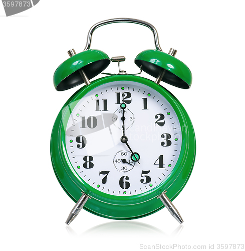 Image of Green alarm clock