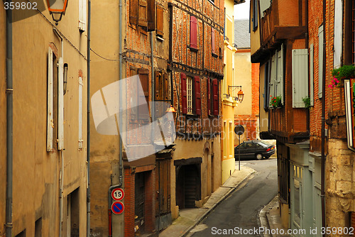 Image of Medieval street in Albi France