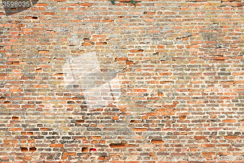 Image of ancient brick wall surface