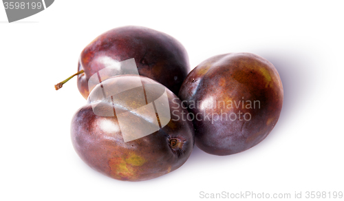 Image of Three violet plums