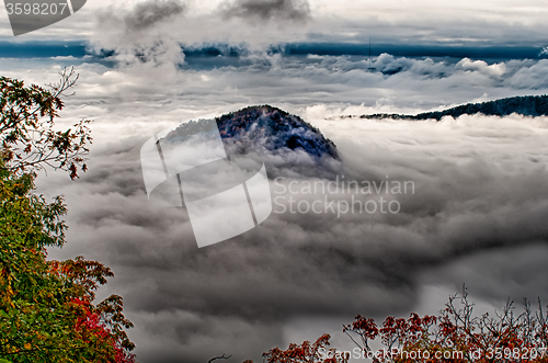 Image of autumn drive on blue ridge parkway