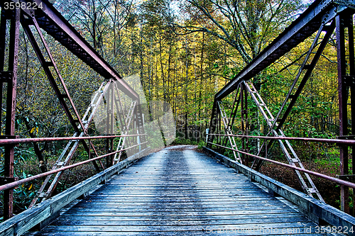 Image of stone mountain north carolina scenery during autumn season