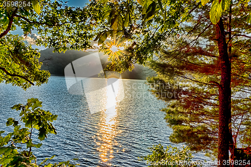 Image of lake santeetlah scenery in great smoky mountains