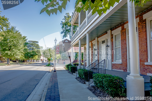 Image of street scenes around york city south carolina