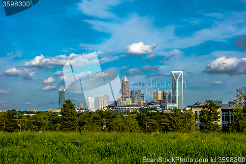 Image of charlotte north carolina city skyline