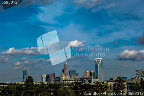 Image of charlotte north carolina city skyline