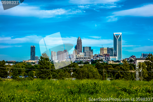 Image of charlotte north carolina city skyline