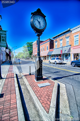 Image of street scenes around york city south carolina