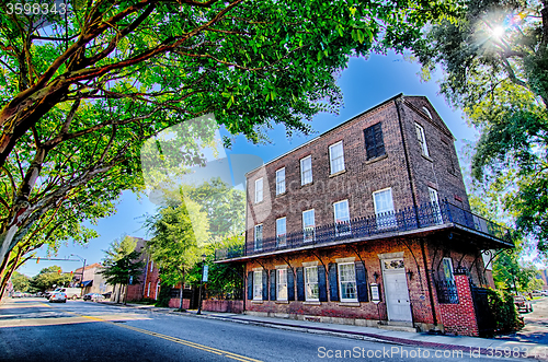 Image of street scenes around york city south carolina