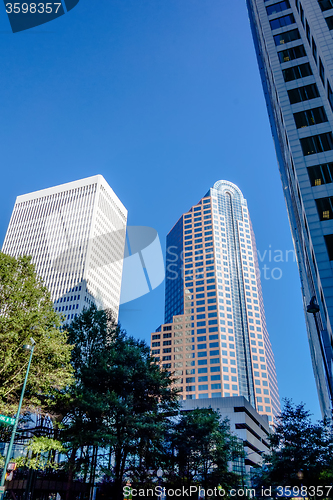 Image of charlotte north carolina views around  downtown