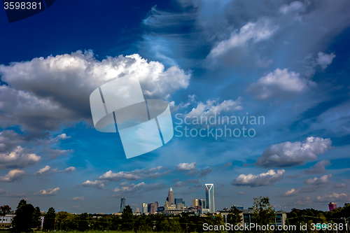 Image of charlotte north carolina city skyline