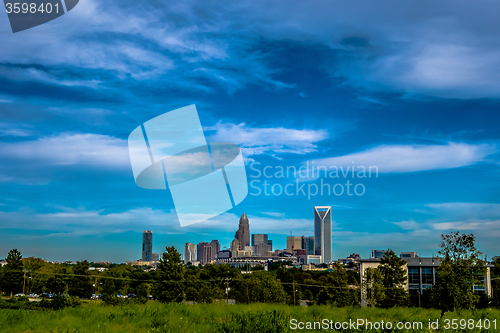 Image of charlotte north carolina city skyline