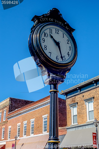 Image of street scenes around york city south carolina