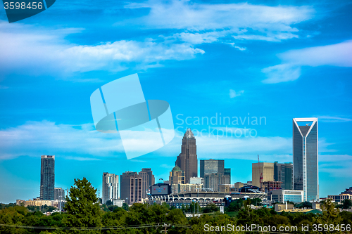 Image of charlotte north carolina city skyline