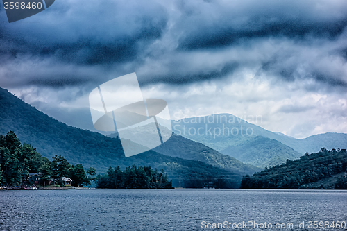 Image of lake santeetlah scenery in great smoky mountains
