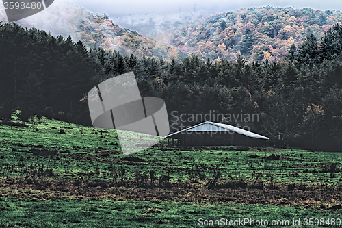 Image of autumn drive on blue ridge parkway