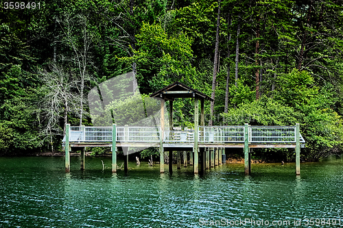 Image of lake santeetlah scenery in great smoky mountains