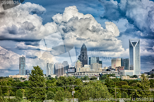 Image of charlotte north carolina city skyline