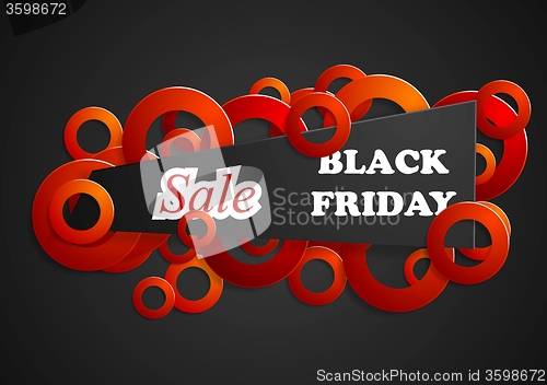 Image of Black friday abstract background
