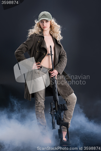 Image of Military Girl