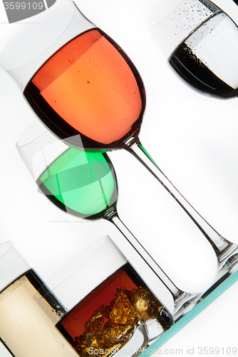 Image of Glasses And Liquids