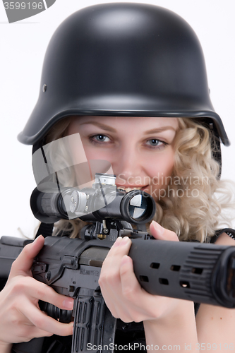 Image of Military Girl