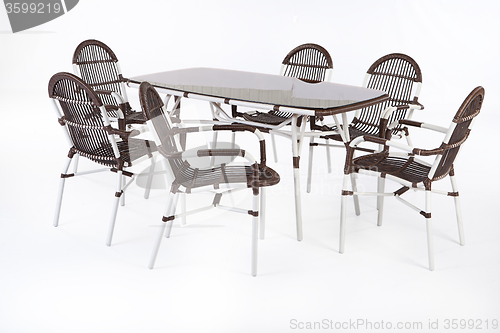 Image of Suite Of Wicker Furniture