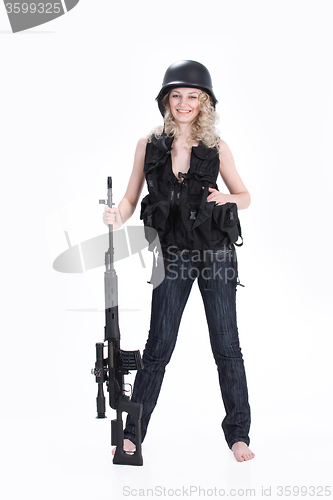 Image of Military Girl